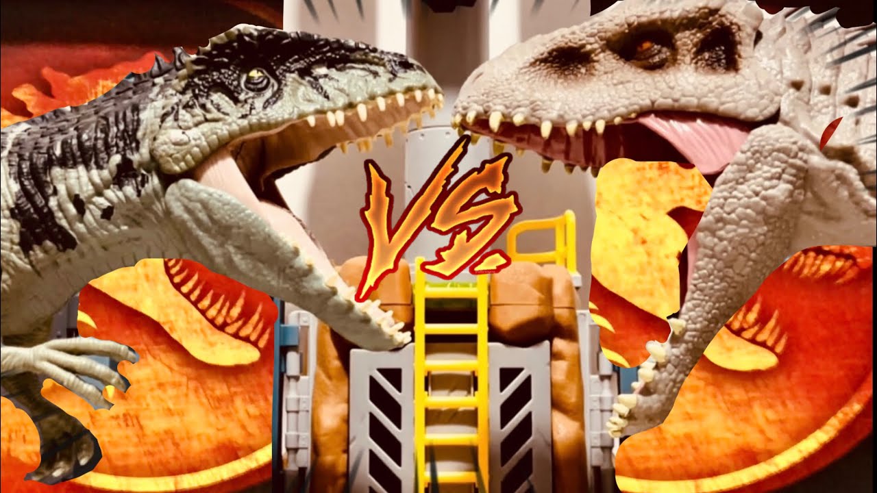 AVENTURA JURÁSICA SÚPER GENIAL!!! EL GIGANOTOSAURIO SE ENFRENTA A LA INDOMINUS REX!!!