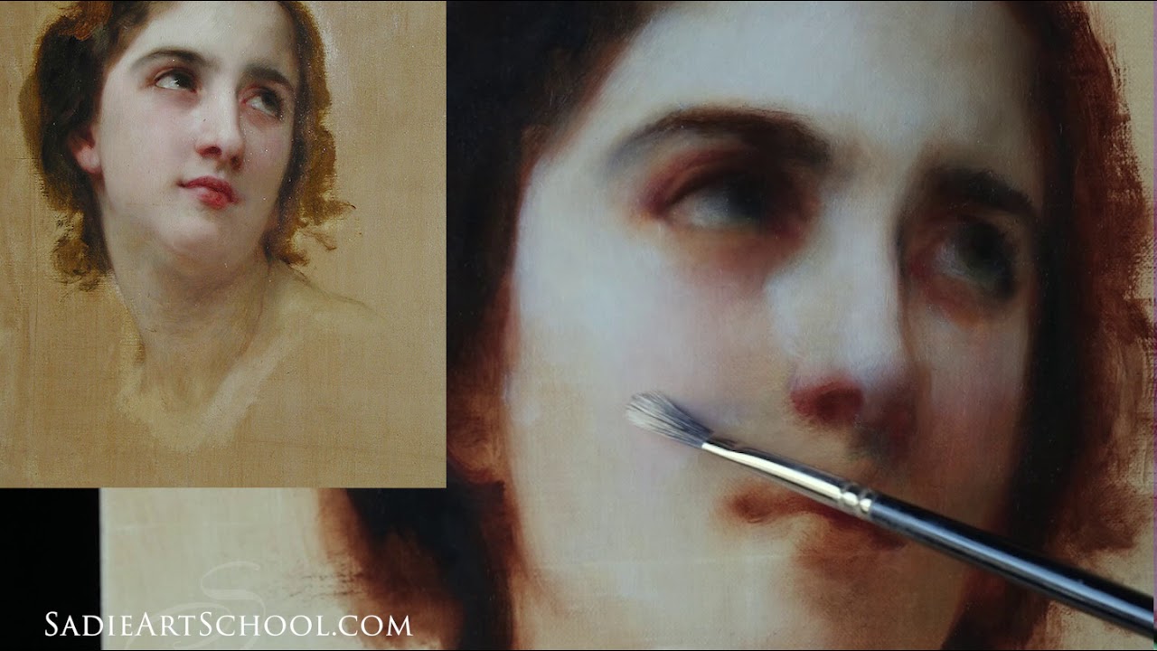 Bouguereau Master Copy Painting Timelapse by Sadie Valeri