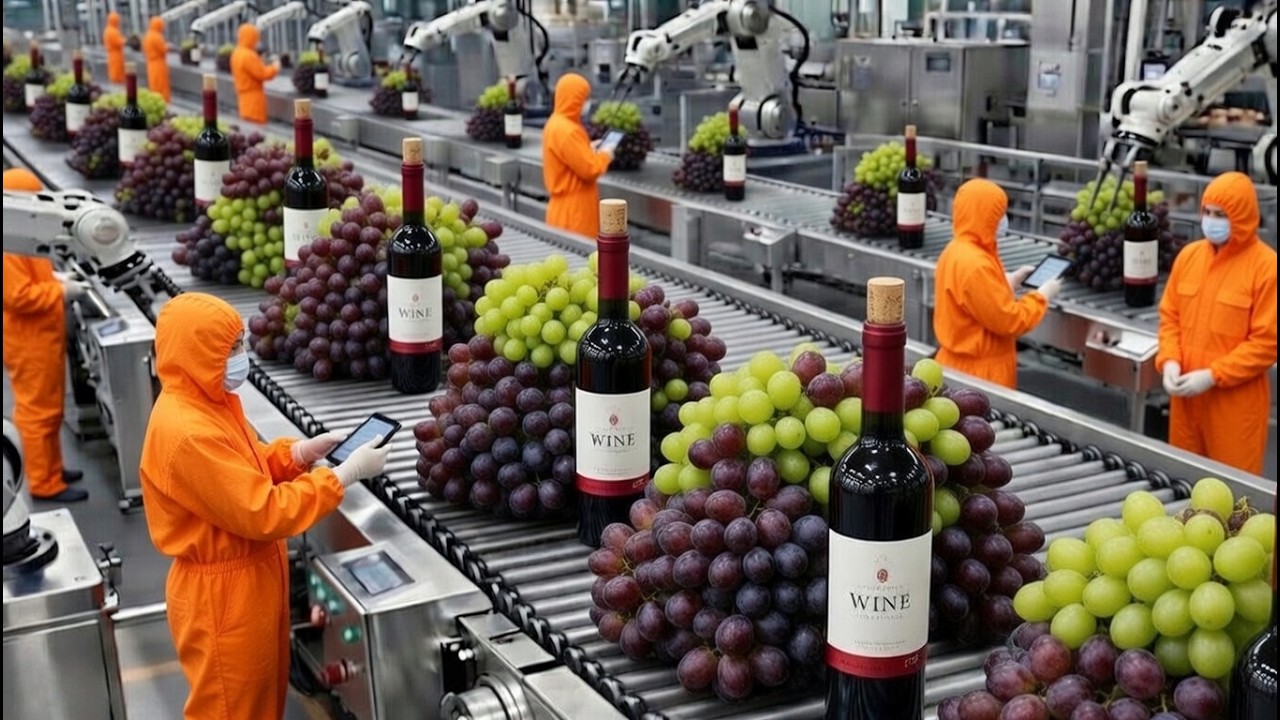 Inside the Winery: From Fresh Grapes to Bottled Wine #howitsmade #factorytour #behindthescenes