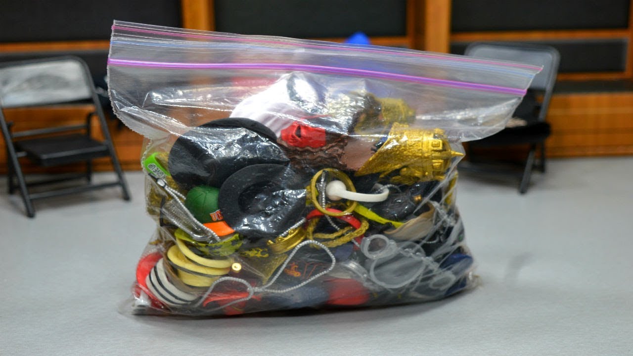 BAG FULL OF WWE FIGURE ACCESSORIES!
