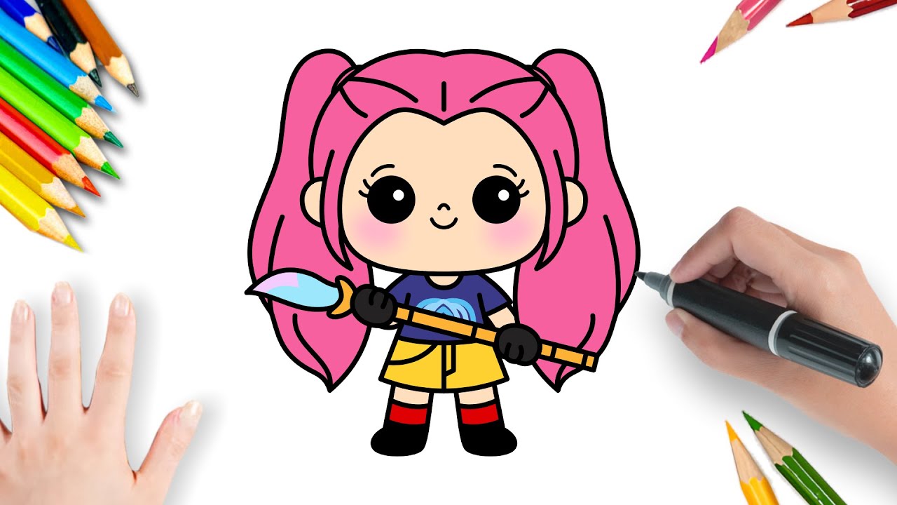 Como Desenhar a Mira de Guerreiras do Kpop | Demon Hunters