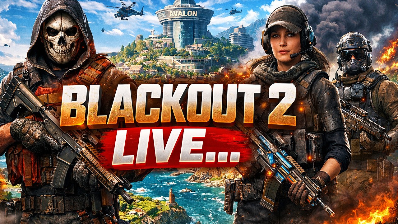 🔴 BLACKOUT 2 SOLOS LIVE - AVALON BLACK OPS ROYALE!