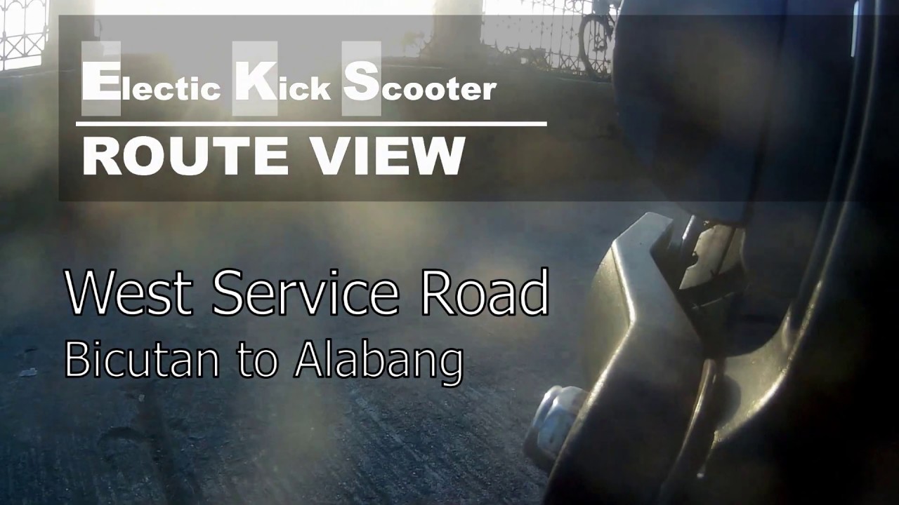 EKS Route View  - West Service Road Southbound   Bicutan   Alabang