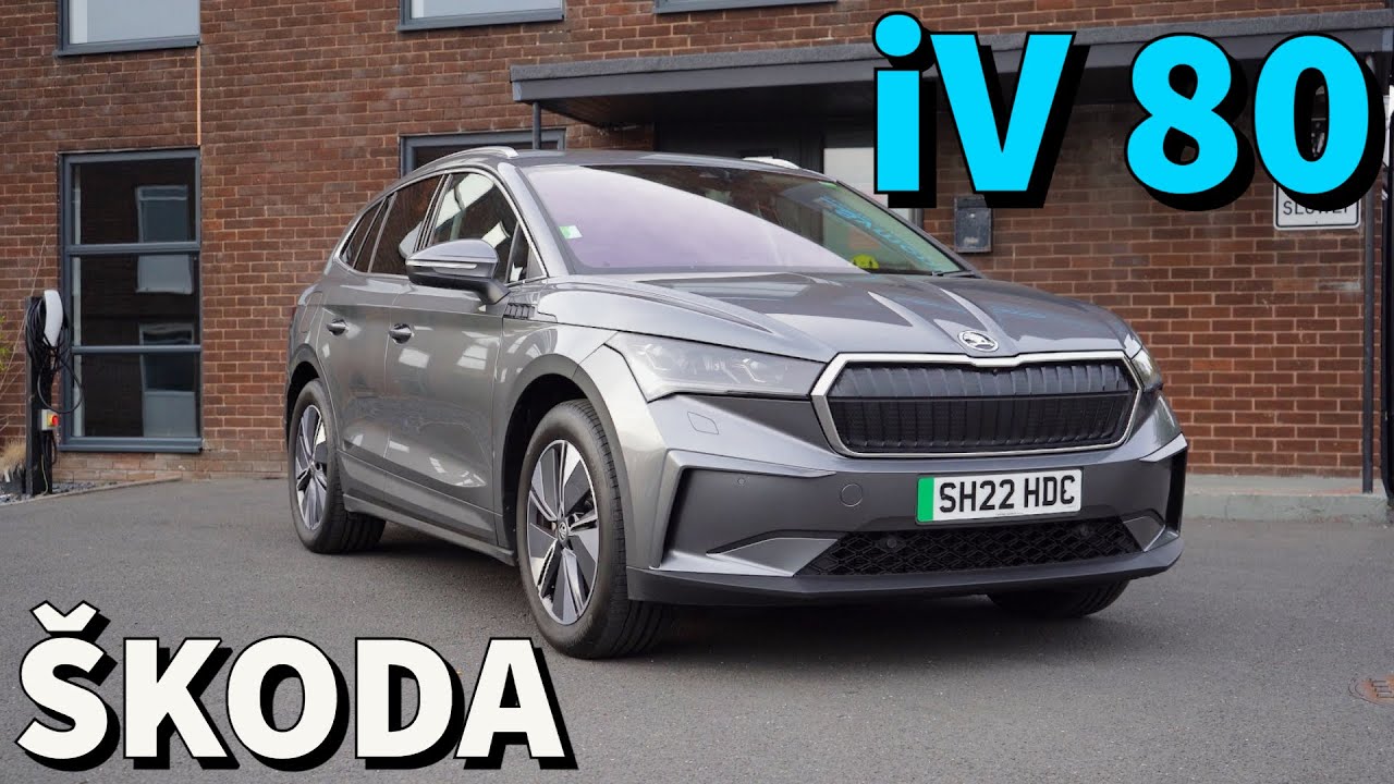 Skoda Enyaq iv80 для 24-часового обзора и реальных испытаний запаса хода и эксплуатационных расхо...