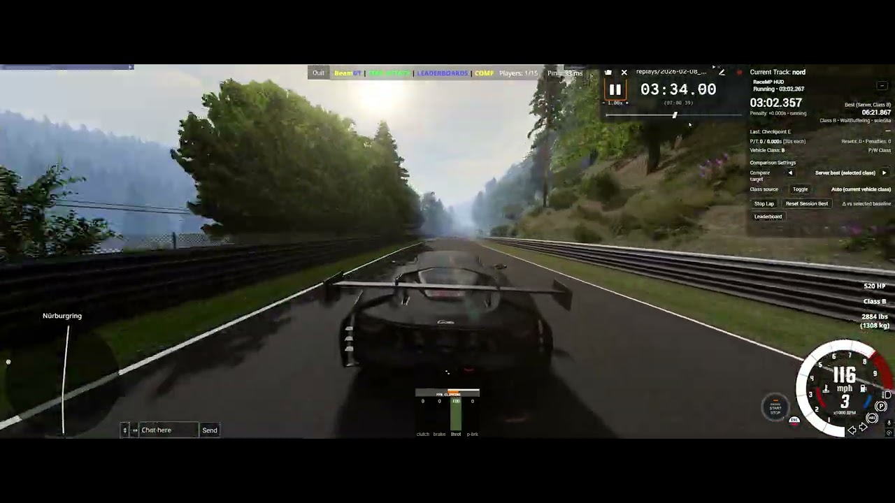 BeamNG nurb B class