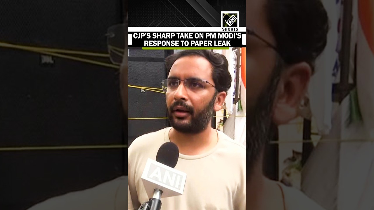 WATCH: CJP&rsquo;s Ashutosh Ranka&rsquo;s sharp take on PM Modi&rsquo;s response on paper leak row