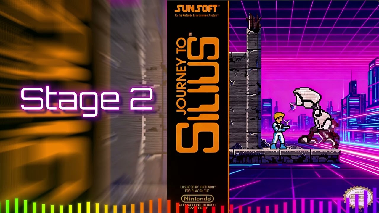 Journey to Silius ~ Stage 2 ~ OST 80s Synthwave ~ Electro Pop Version ~ NES ~ ラフ World