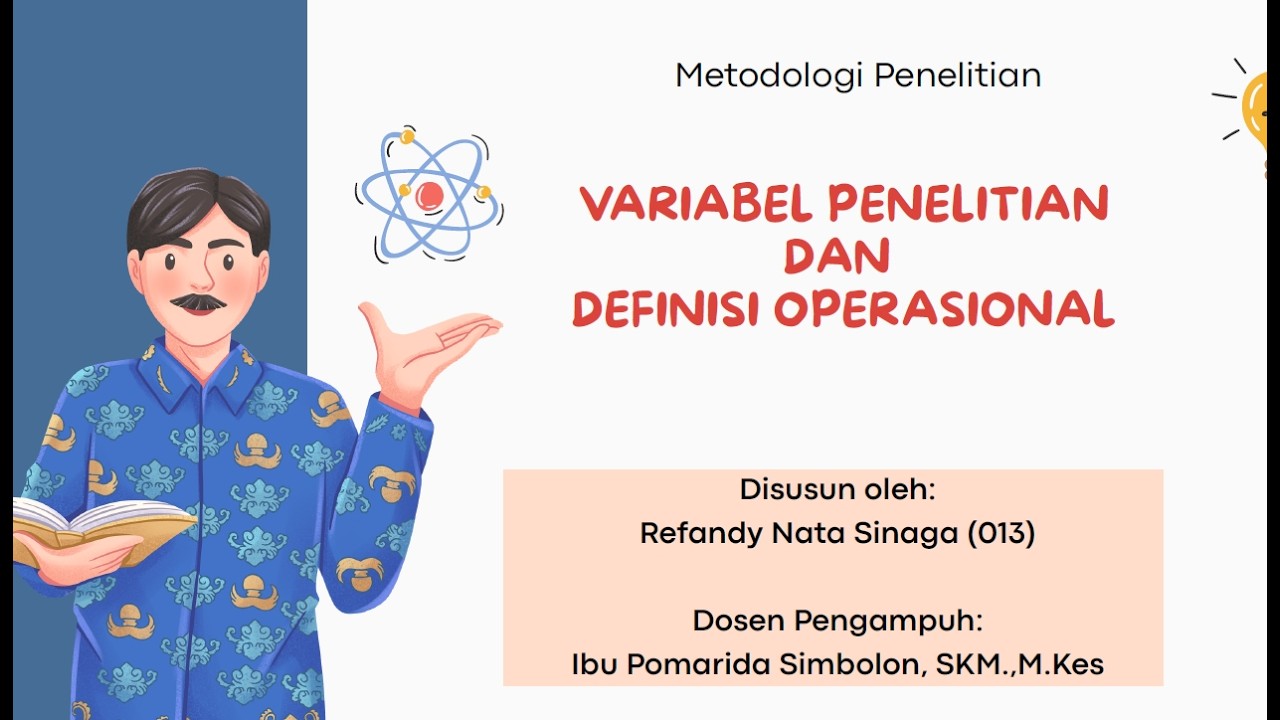 Variabel Penelitian dan Jenis Penelitian Pra Eksperimen