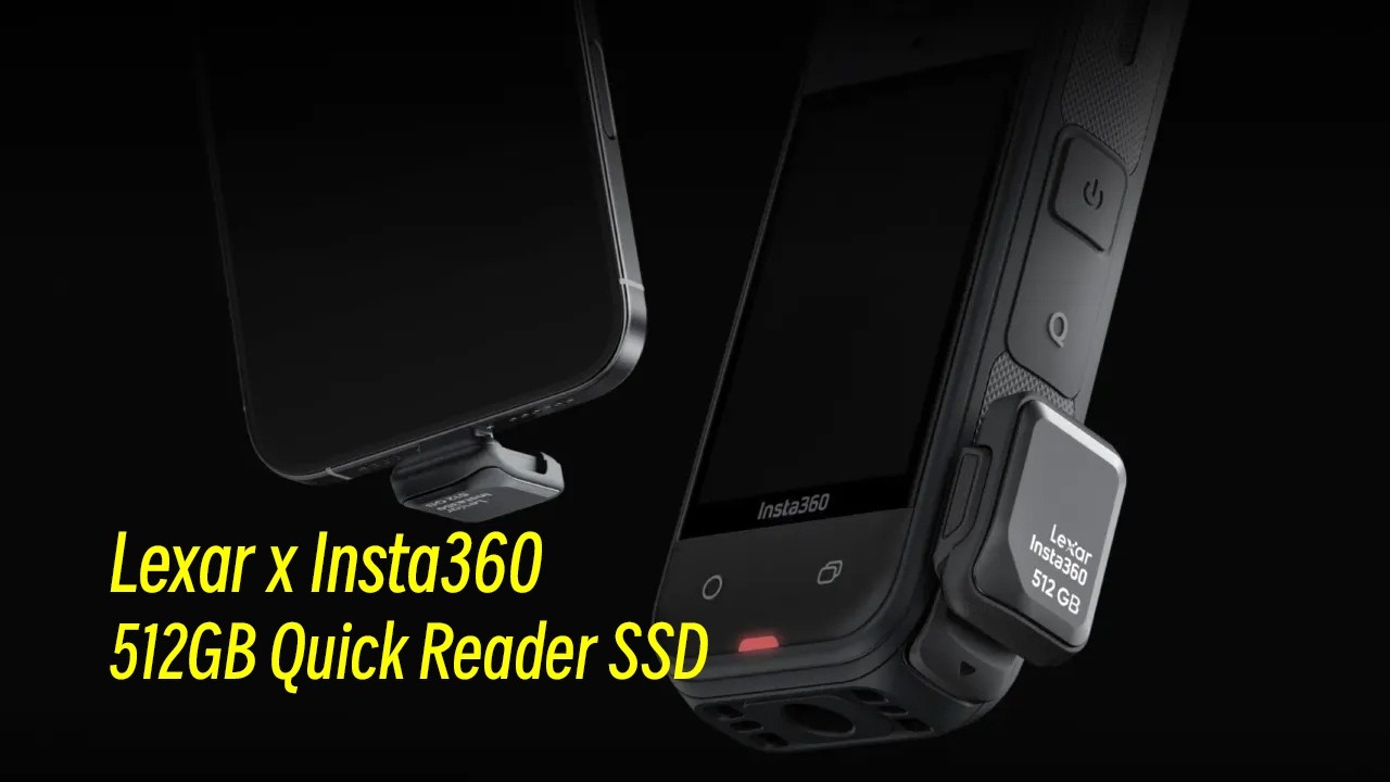 Теперь вы можете снимать в формате ProRes с помощью Insta360 Quick Reader с SSD-накопителем объем...