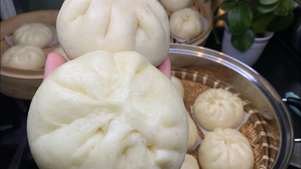 Cách Làm Vỏ Bánh Bao Từ Bột Đa Dụng, Mềm, Xốp, Ko Bị Chai Cứng Từ Bột Cái- Vietnamese Steamed Buns