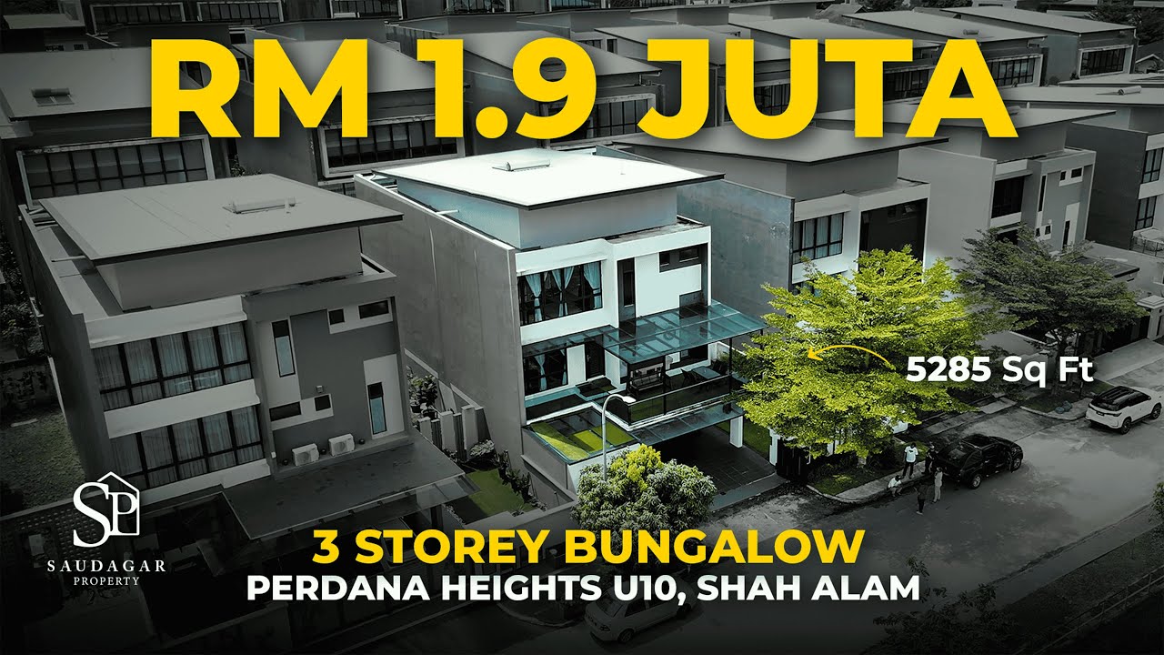 Zero Lot Bungalow Shah Alam: Siap Deco, Lokasi Premium, Turun Harga Gila-Gila!