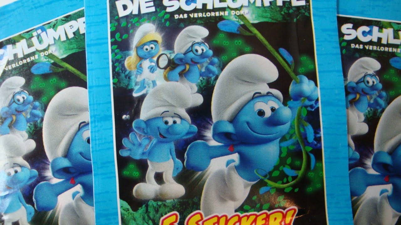 Die Schlumpfe Das Verlorene Dorf Sticker Booster
