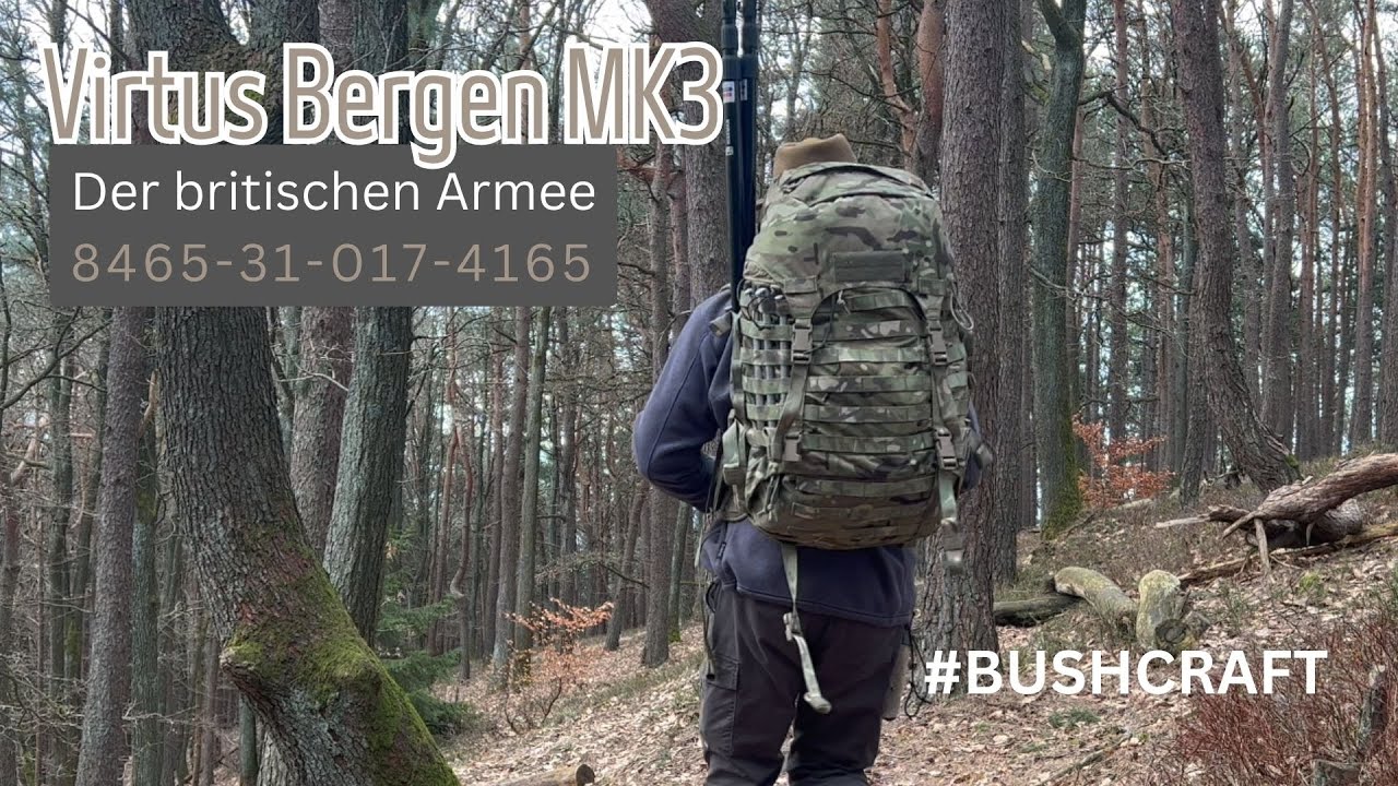 Der Bergen Virtus MK3 der British Army  #militarygear #britisharmy #bushcraftgear
