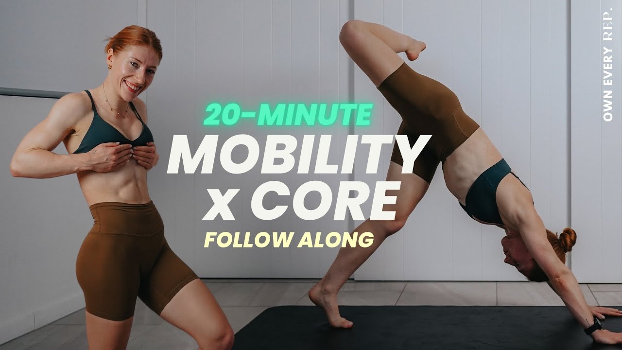 20 Min. Mobility x Core | FUN Full Body Flow | No Repeats, Follow Along | DAY17 #OER BASE