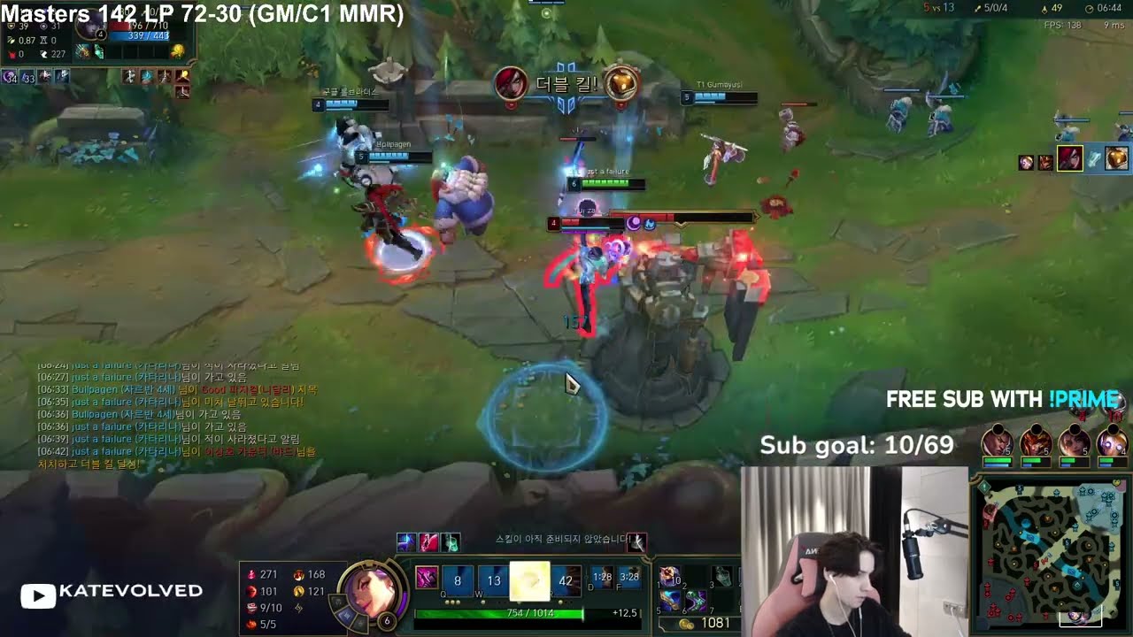 Challenger KR - Katarina vs Zed (OnZed) - KatEvolved Live VOD [4/12/2022]