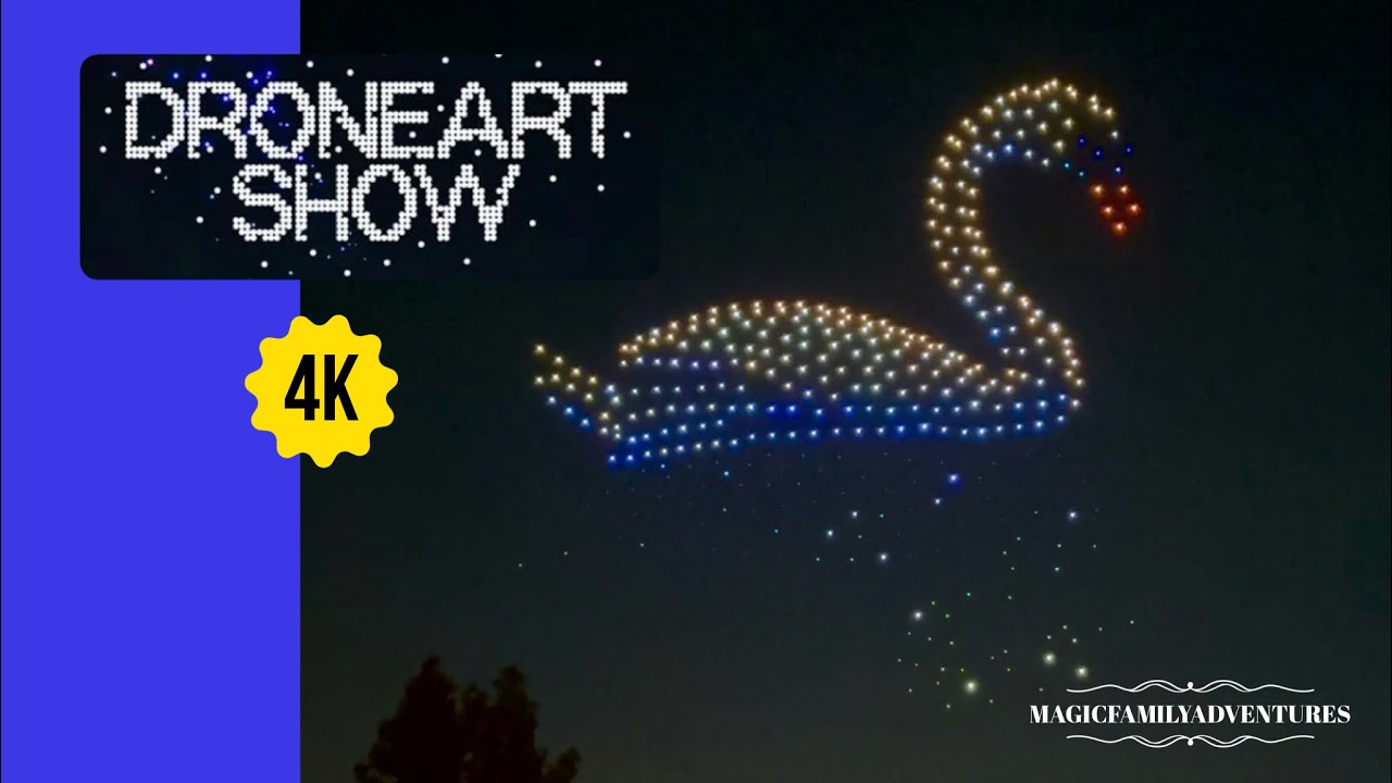 🎻 [4K] DroneArt Show: A Music Concert and Drone Show | Full Experience at LA Equestrian Center 🌌
