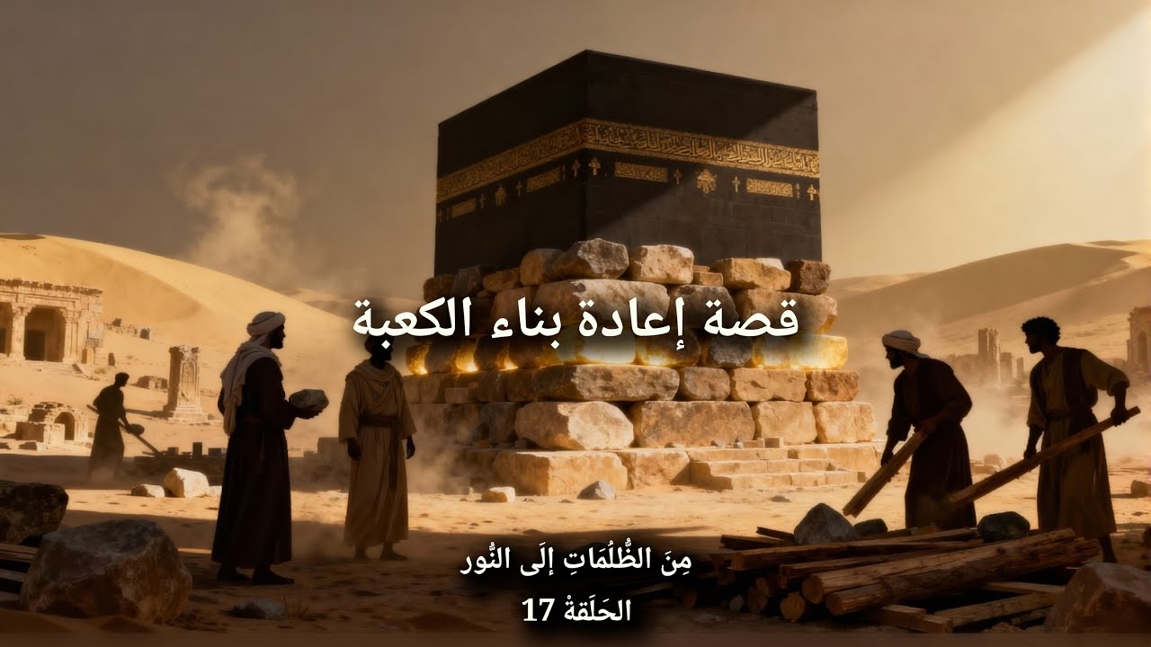 قصة إعادة بناء الكعبة في زمن النبي صلى الله عليه وسلم - الحلقة 17