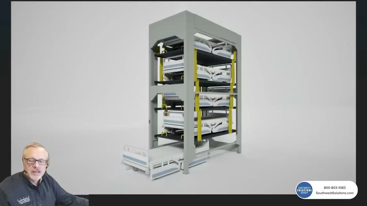 Hospital Bed Storage Made Easy with a Universal Bed Stacker