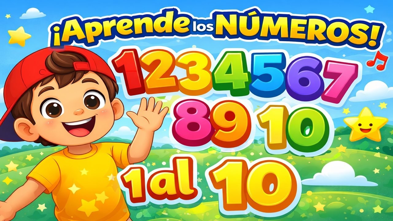 Aprende los Números del 1 al 10 🎶 Canción Educativa para Niños | Aprendiendo con Pedro