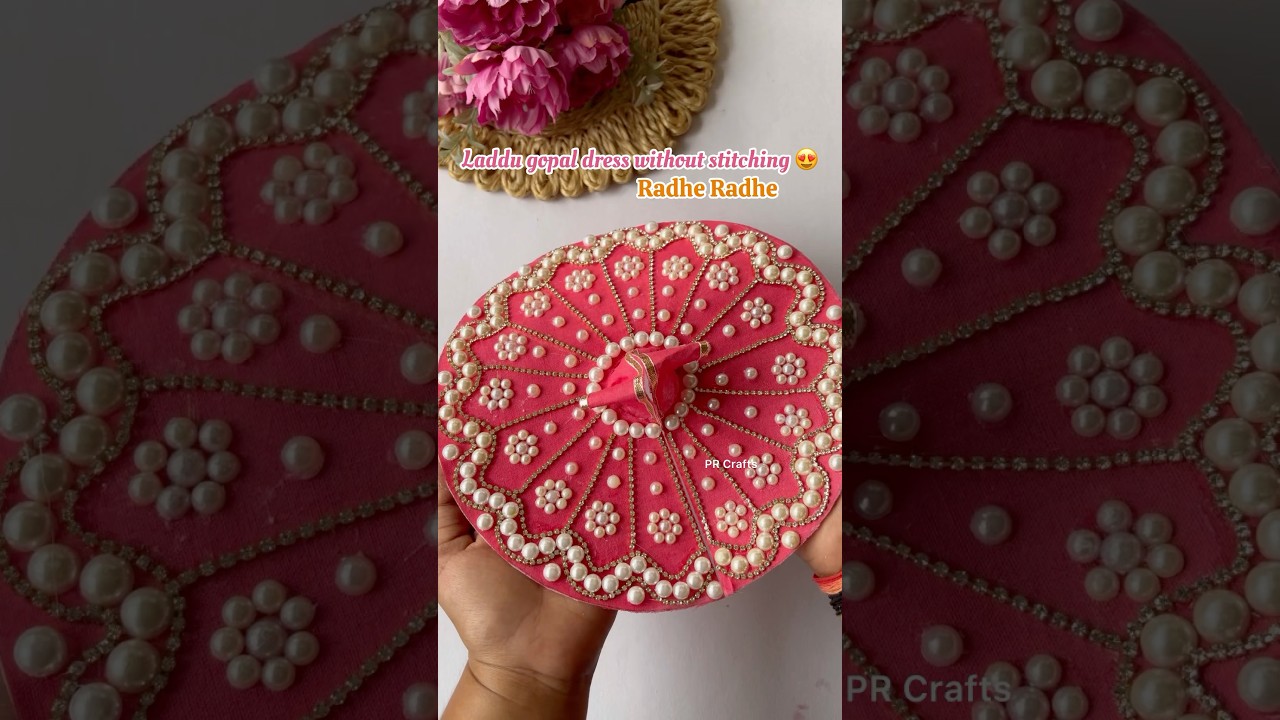 Bina stitch kiye laddu gopal ki dress banaye ghar pay😱|#laddugopaldressmaking #laddugopaldressbnaye