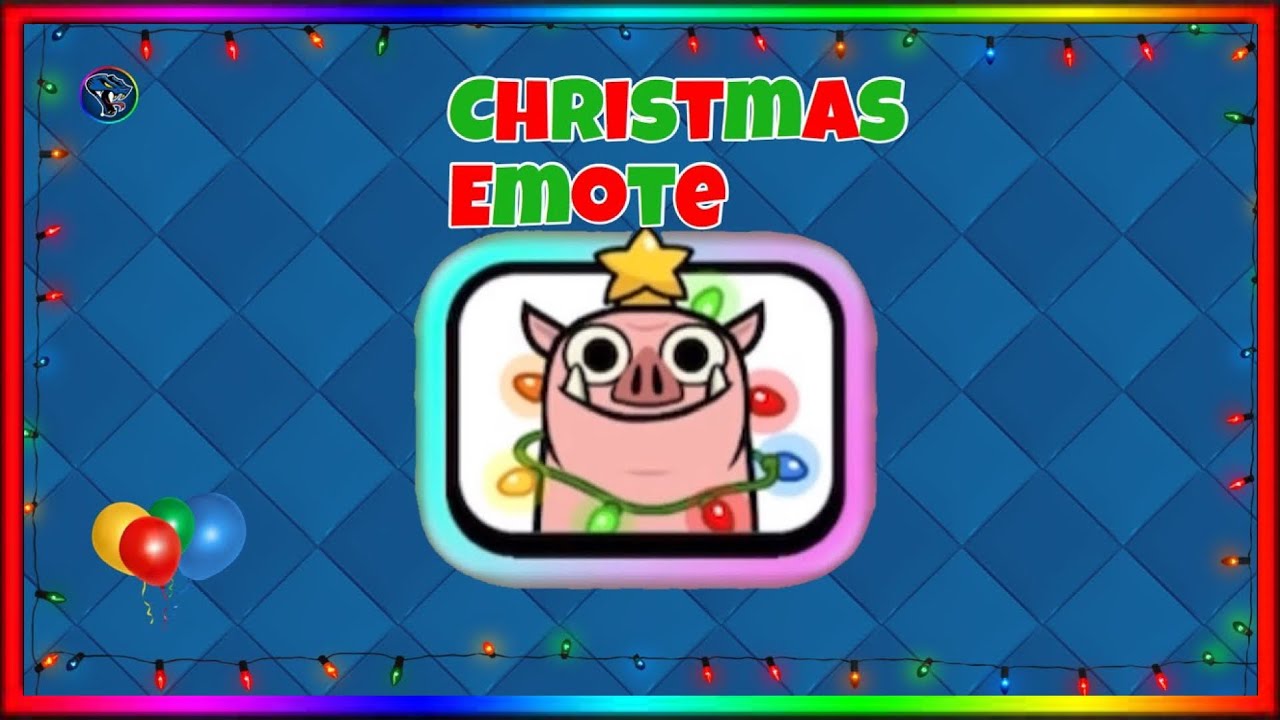 Christmas Hog Emote (Clash Royale)