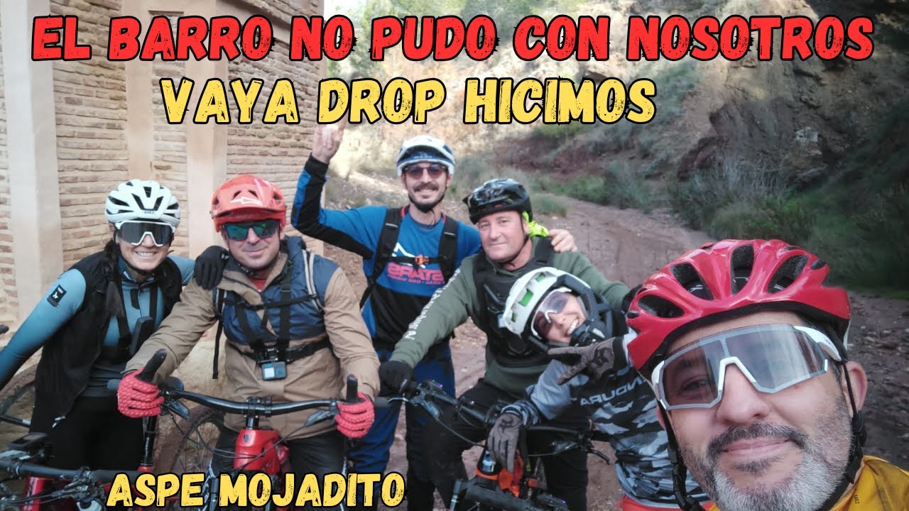 APRENDIENDO A DERRAPAR POR ASPE CON BARRO Y VAYA DROP HICIMOS