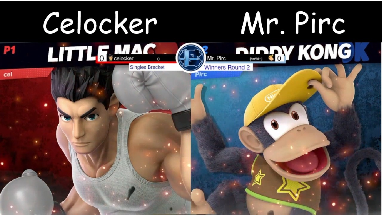Celocker (Little Mac) Vs. Mr. Pirc (Diddy Kong) - UNC Smashfest #44