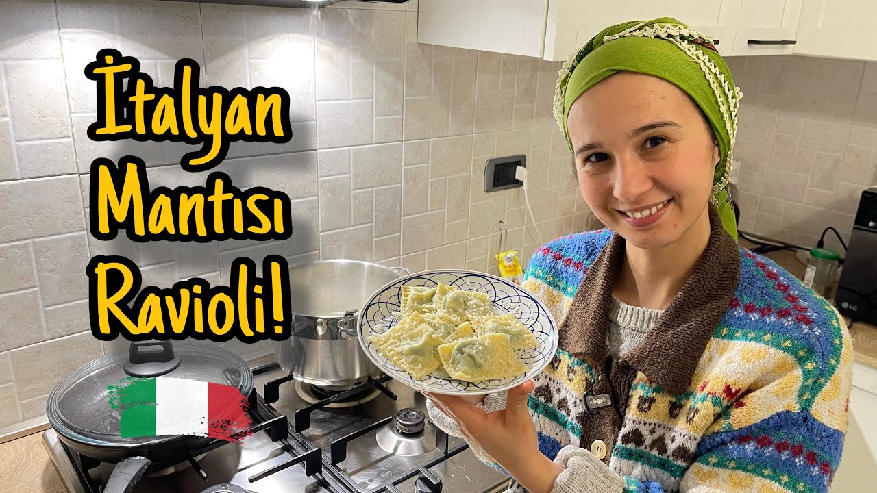 Evde Orjinal İtalyan Raviolisi Yaptık 🥟| Haftalık Market Alışverişi 🛒 | İlk Kar Yağdı ❄️