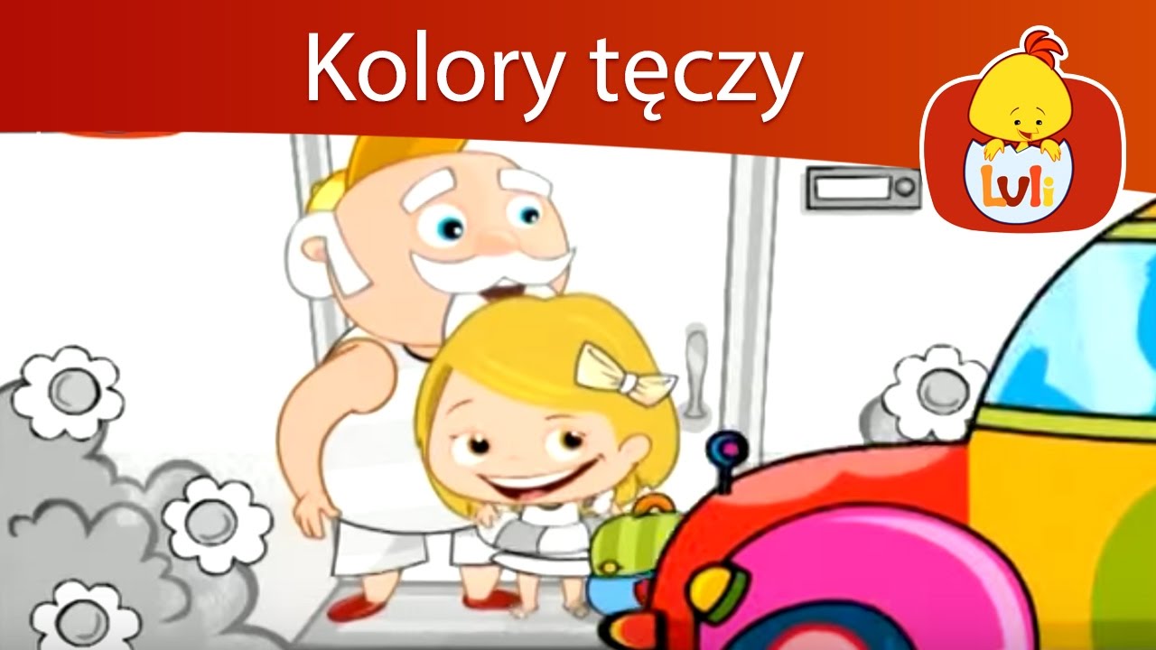 Kolory tęczy : Biały, dla dzieci Luli TV - Videos for babies