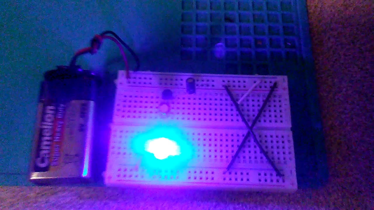 Fading LED just two transistor
