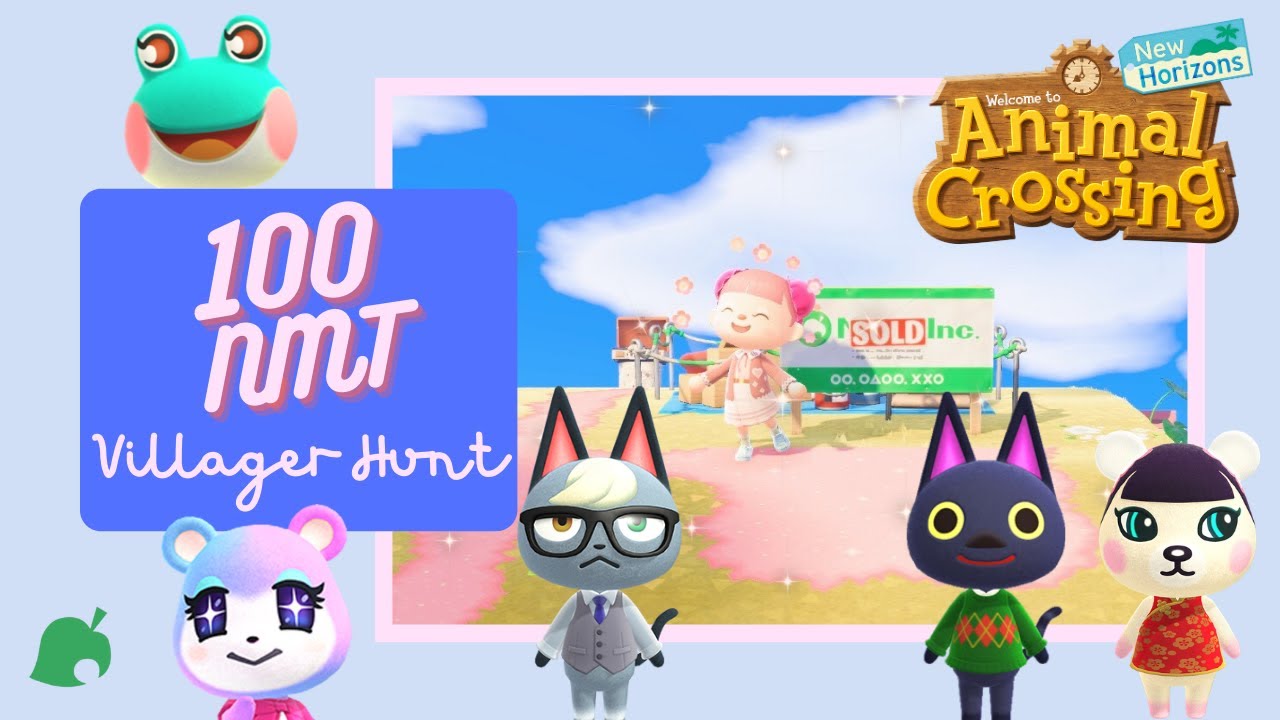 100 NMT DREAM VILLAGER HUNT | ANIMAL CROSSING NEW HORIZONS