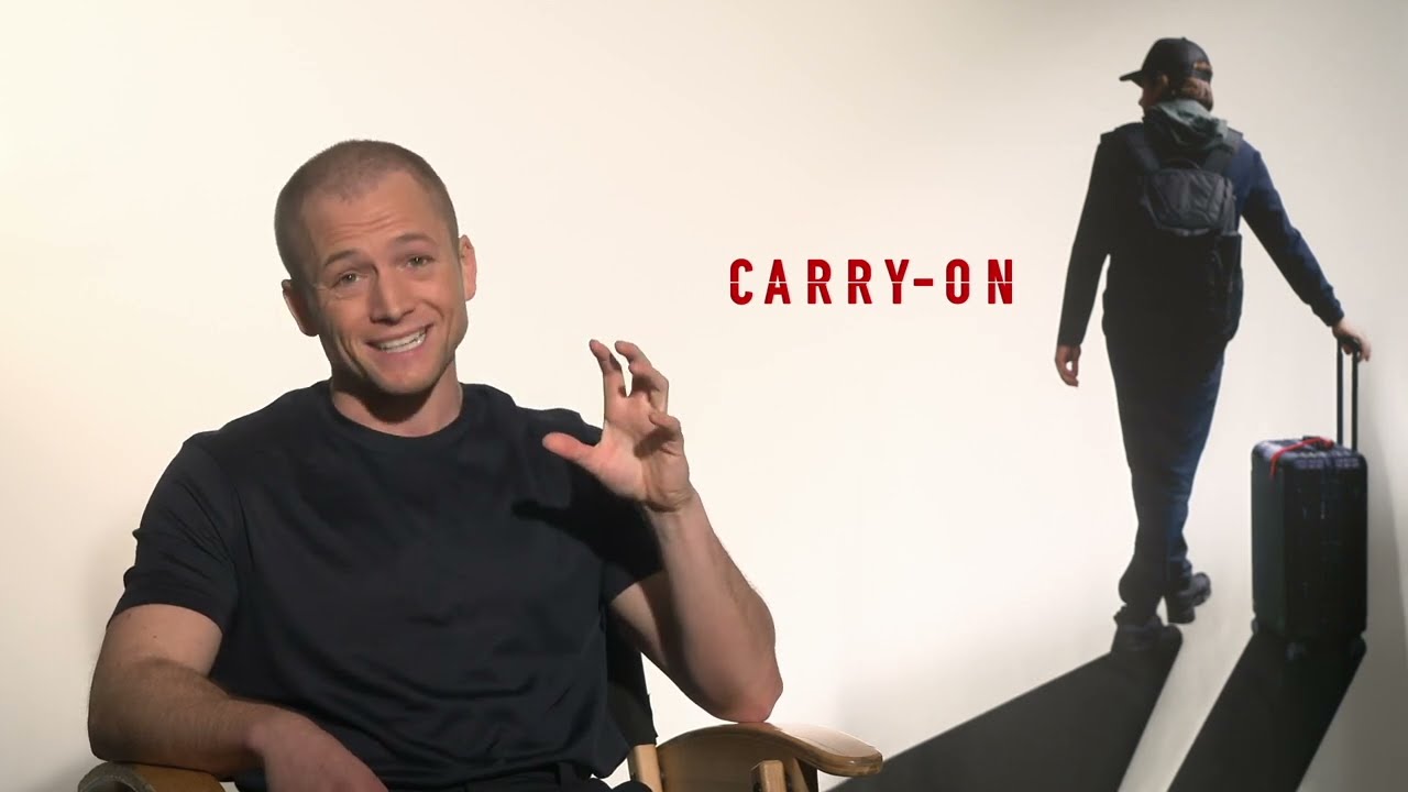 Carry-On Interview: Taron Egerton on Filming in an Actual Airport in Netflix Thriller