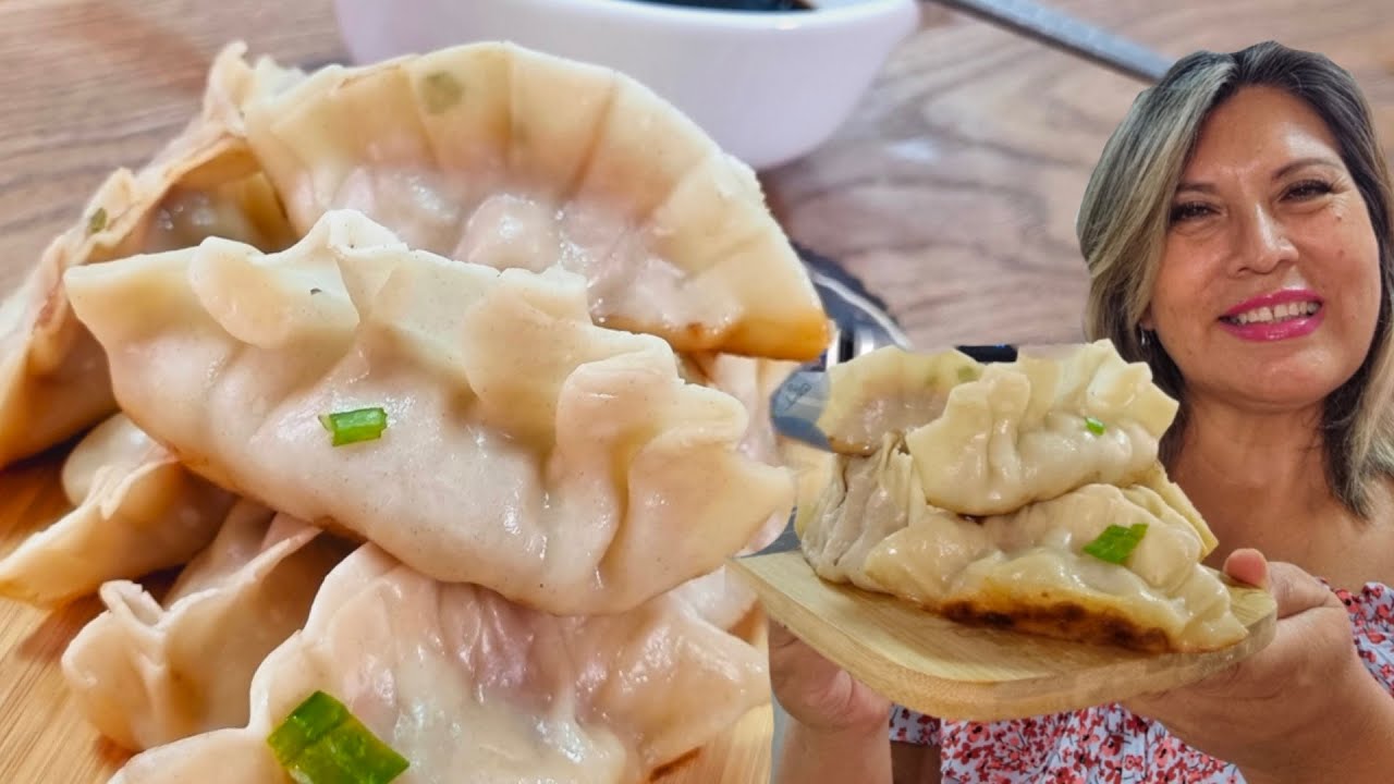 Dumplings (Gyosas) empanaditas  estilo asiaticas en casa - Silvana Cocina