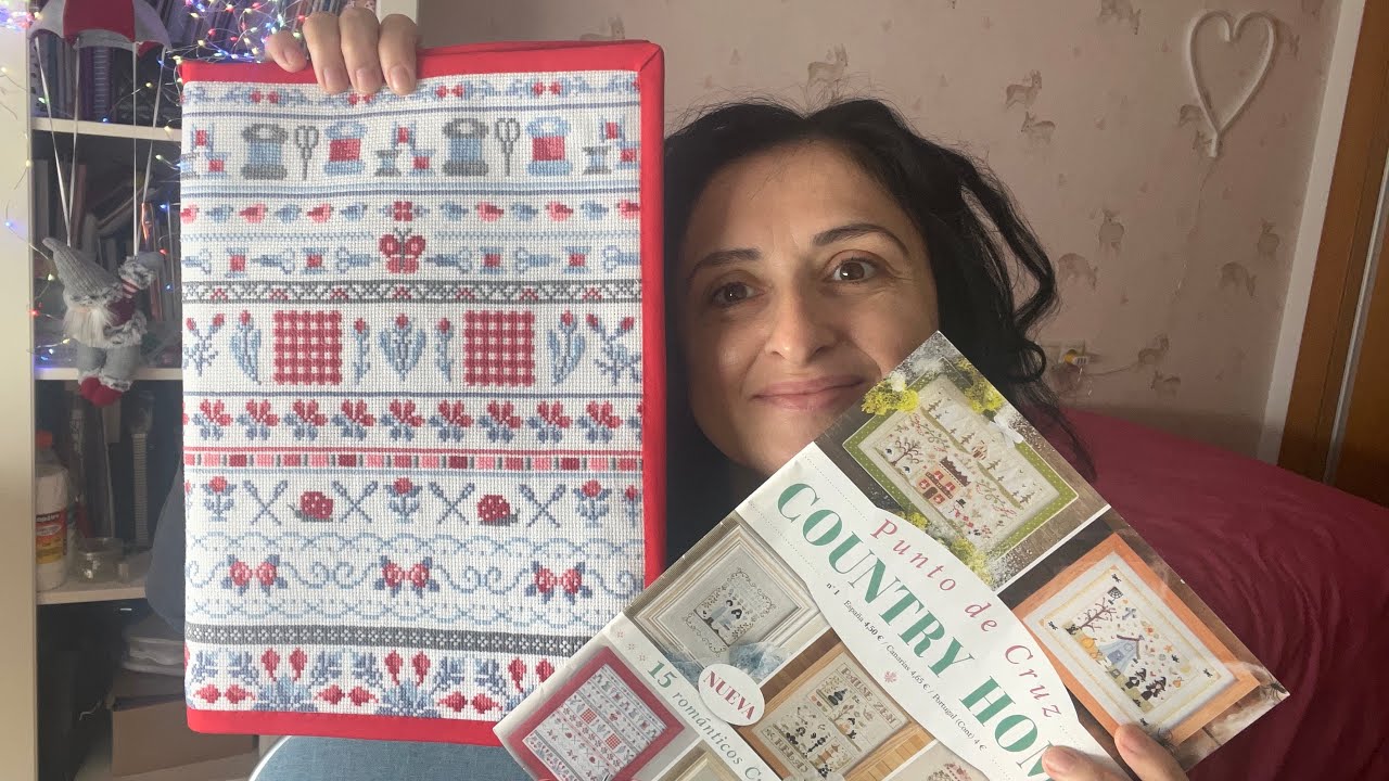 Labor terminada,cose-conmigo 🧚‍♀️funda para proyectos ”Sal  2022 YouTubers”#crosstitch#diy