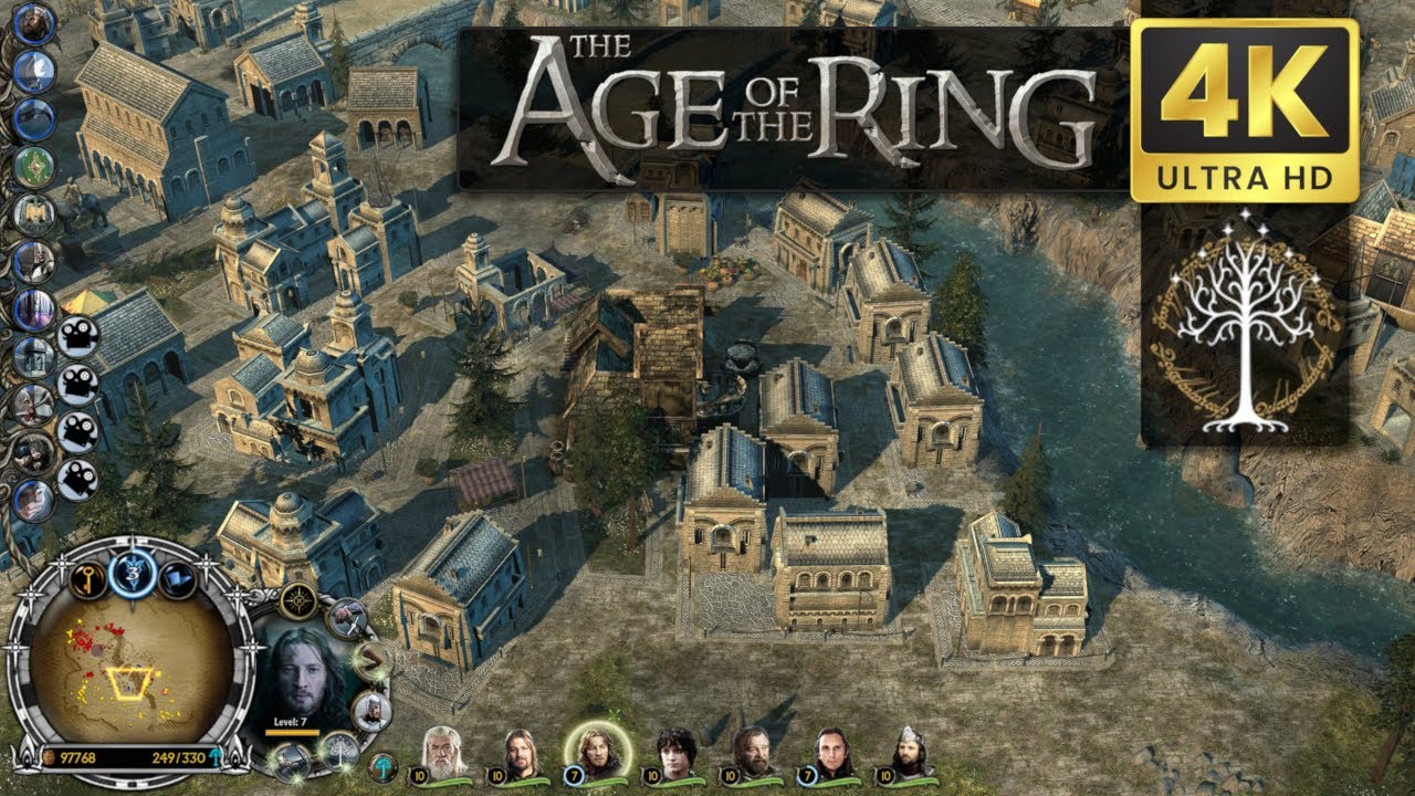 Gondor Marches Through Lossarnach&rsquo;s Wild - BFME Age Of The Ring in 4K 60 FPS