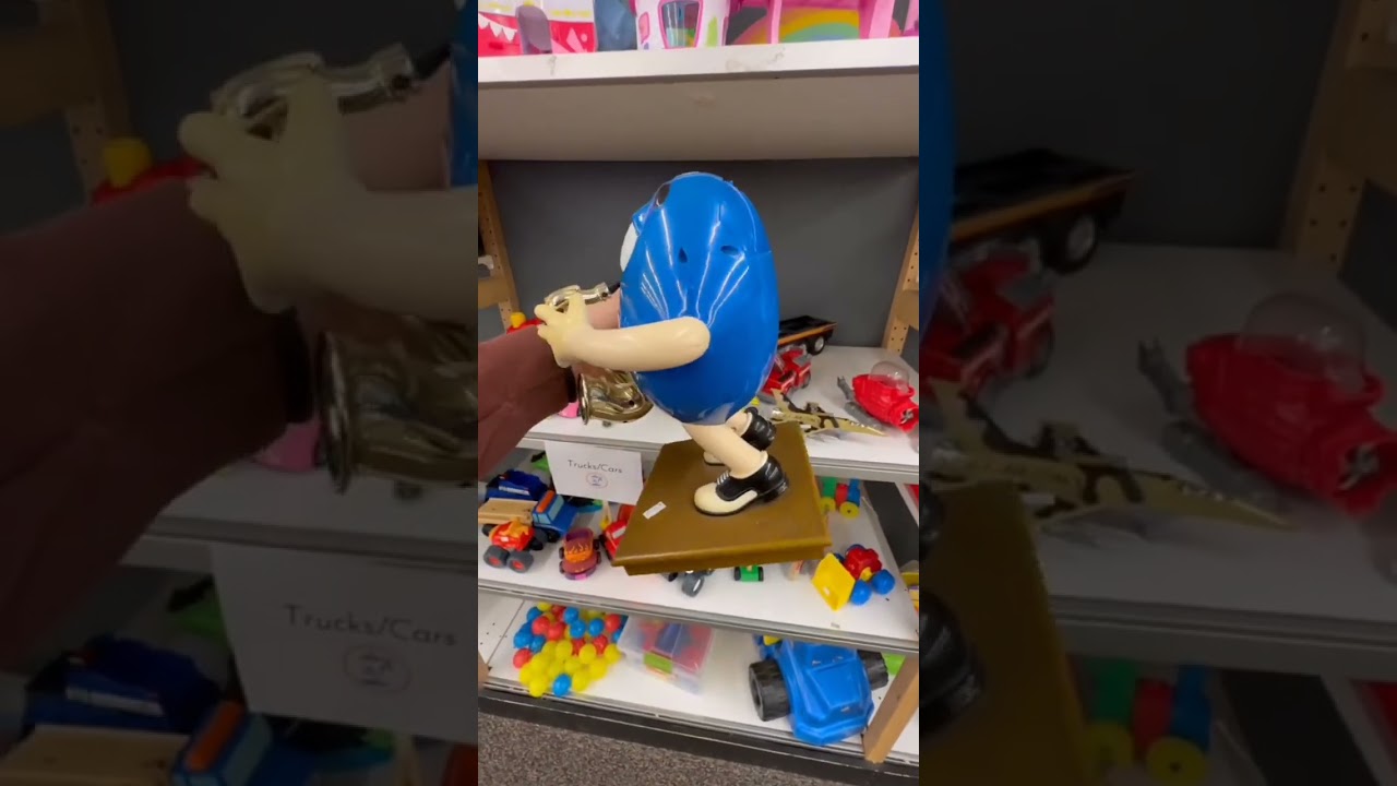 the value of an m&m dispenser in a clip store