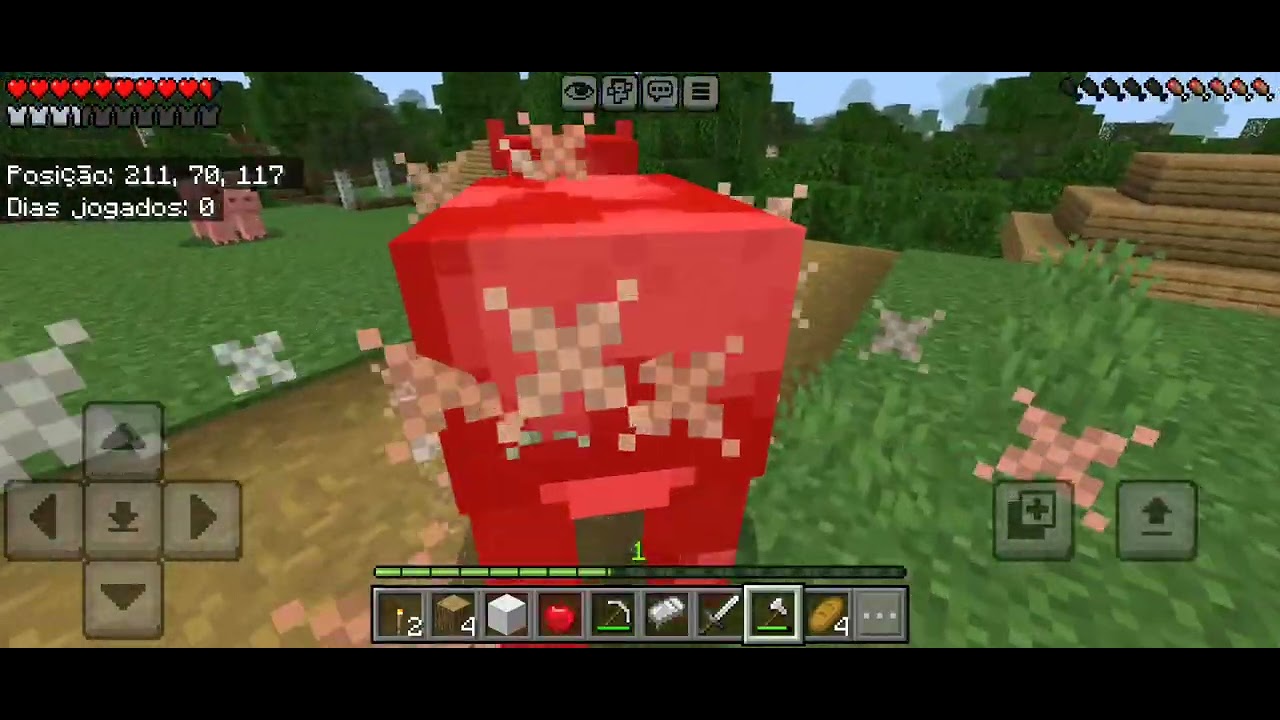 Joguei o mod de terror no Minecraft e o eslende man apareceu.