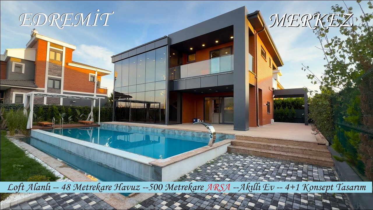 Bu Villa Baştan Sona Premium! Edremit’te Ahşap Detaylı Tasarım 48m² Özel Havuz Akıllı Ev ve Dahası