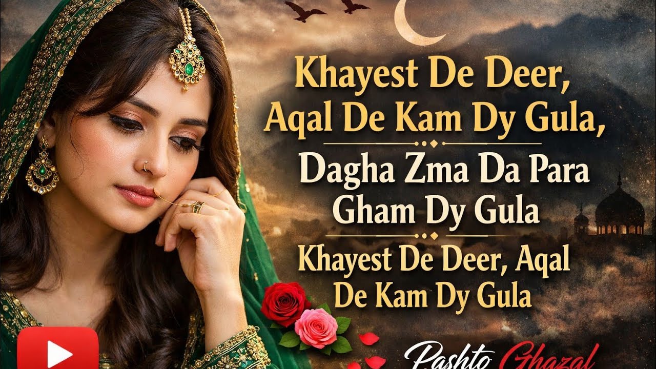 Khayest De Deer Aqal De Kam Dy Gula | Pashto Ghazal | Heart Touching Pashto Poetry Song