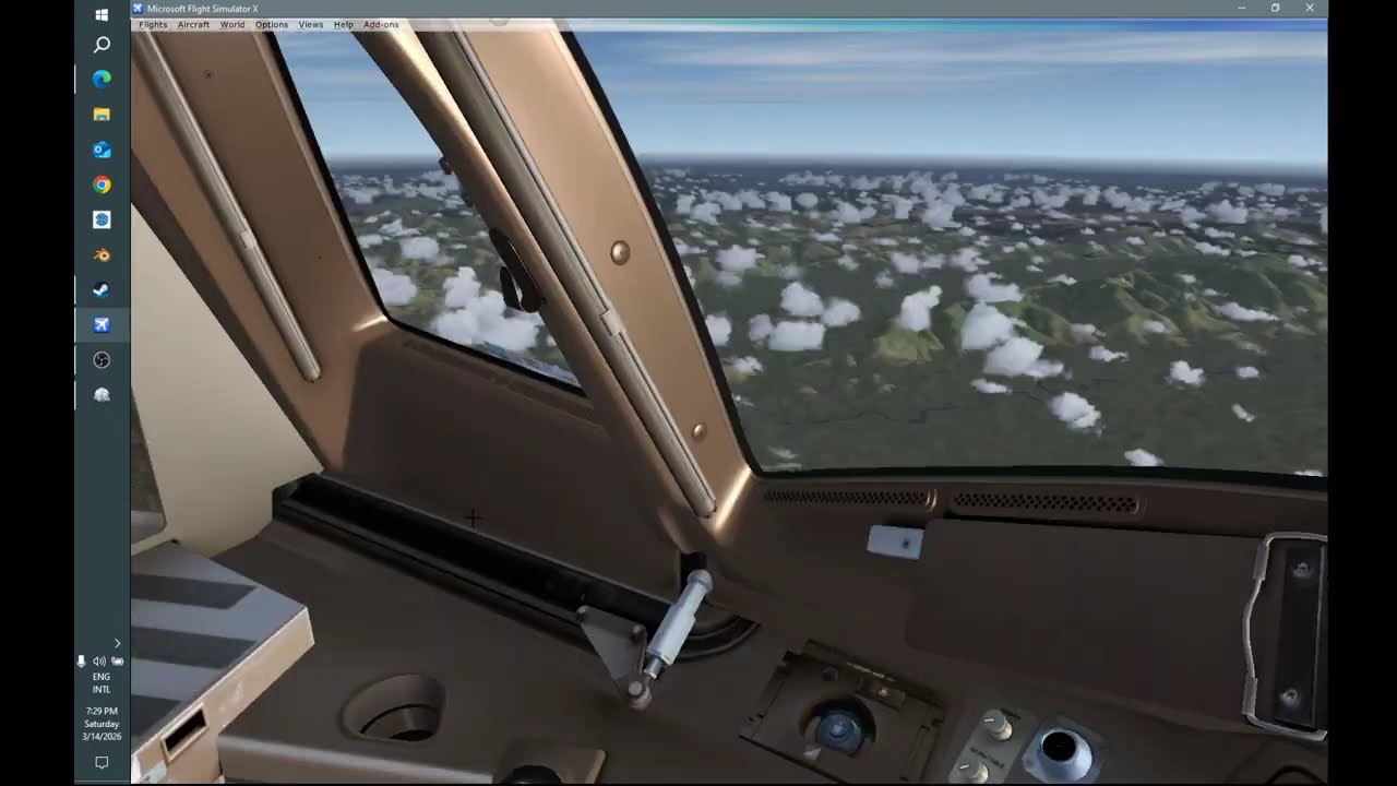 Morning Landing at Wellington, New Zealand PMDG 777 - FSX