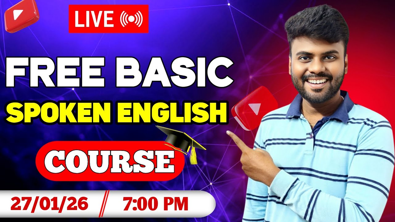 🔴LIVE FREE SPOKEN ENGLISH CLASS IN TAMIL | English Grammar For Beginners | English Pesa Aasaiya |