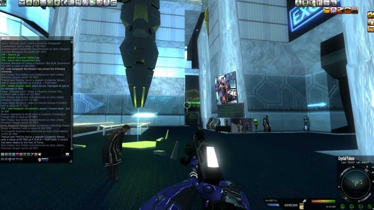 Entropia Universe - Crystal Palace Hunting Run - Usurper97