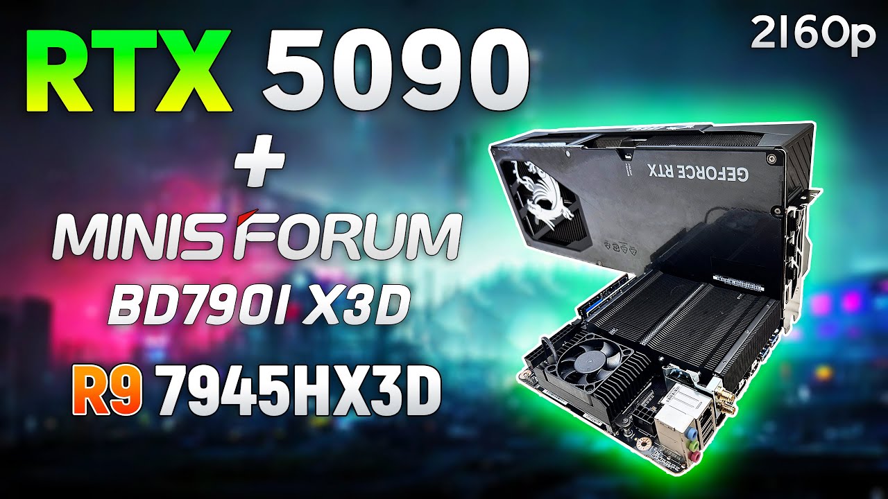 RTX 5090 + Mini-ITX Minisforum BD790i X3D - Test in 12 Games