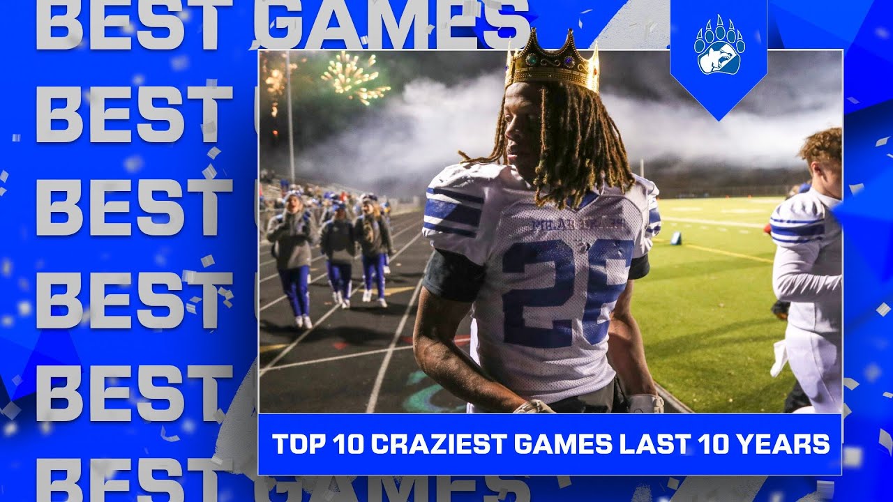 Top 10 CRAZIEST Fairmont Sr Football Games in the Last 10 Years
