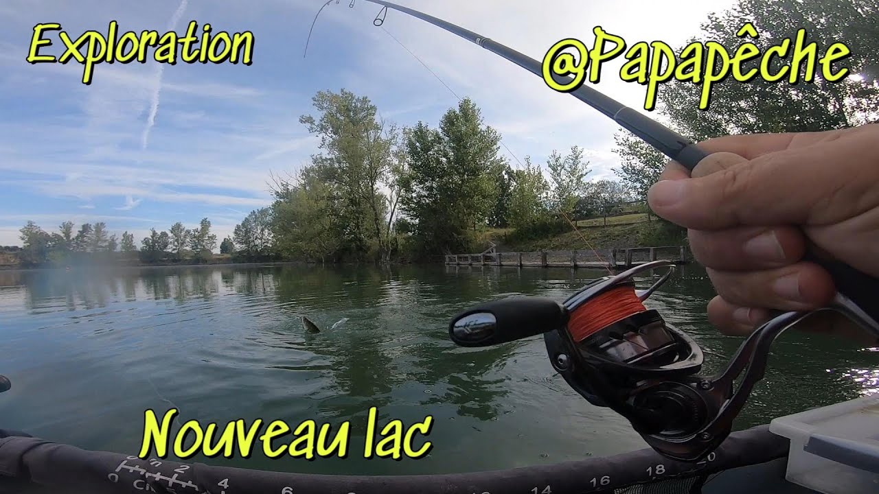 Exploration d'un nouveau lac du Tarn et garonne #explorepage #fishing #peche #brochet #bass #pike 😱🙌