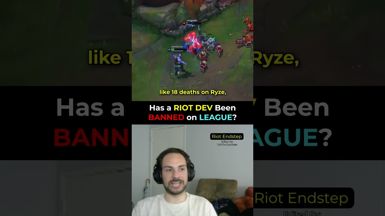 Riot Endstep &mdash; БАНИЛИ ЛИ КОГДА-НИБУДЬ РАЗРАБОТЧИКА RIOT В LEAGUE?