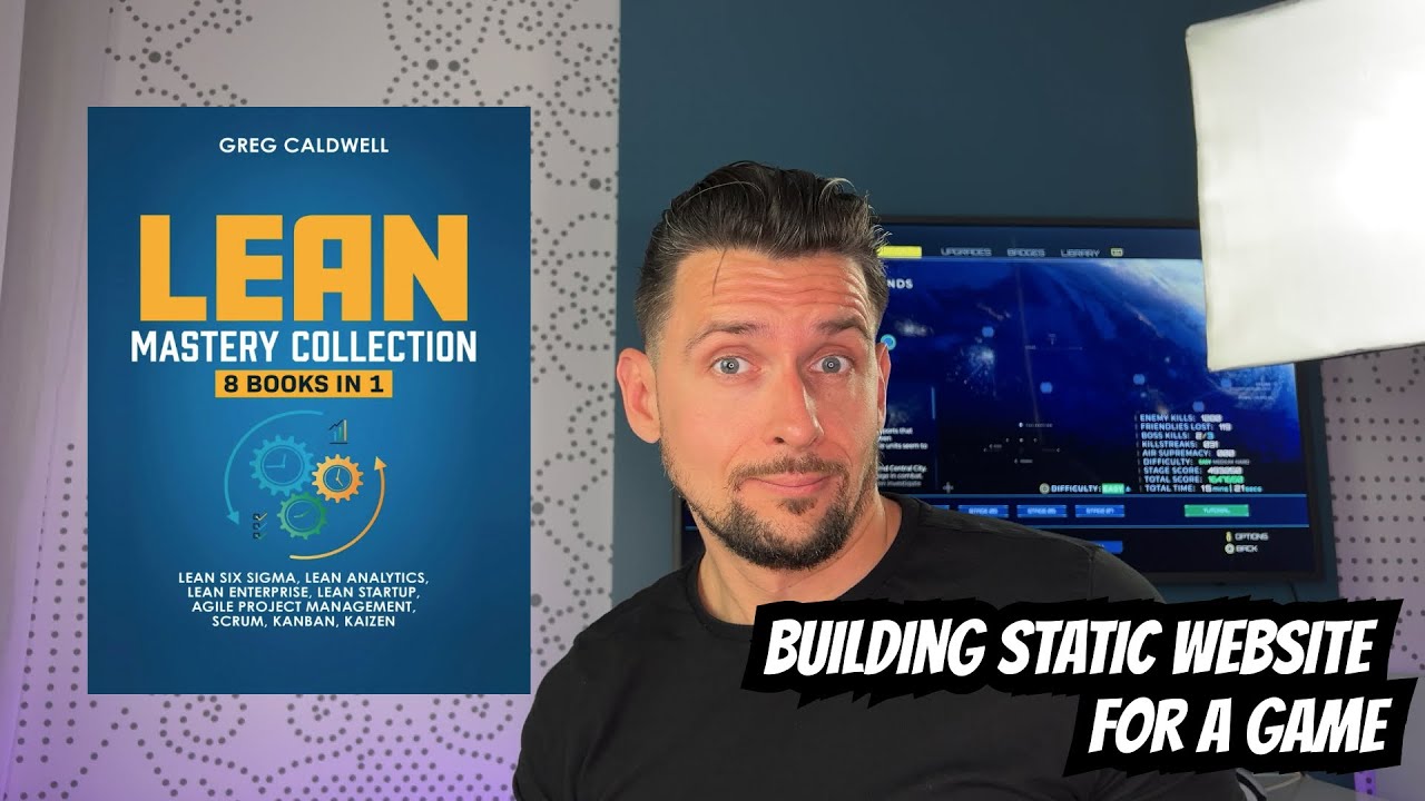 How to build a static website for a game?