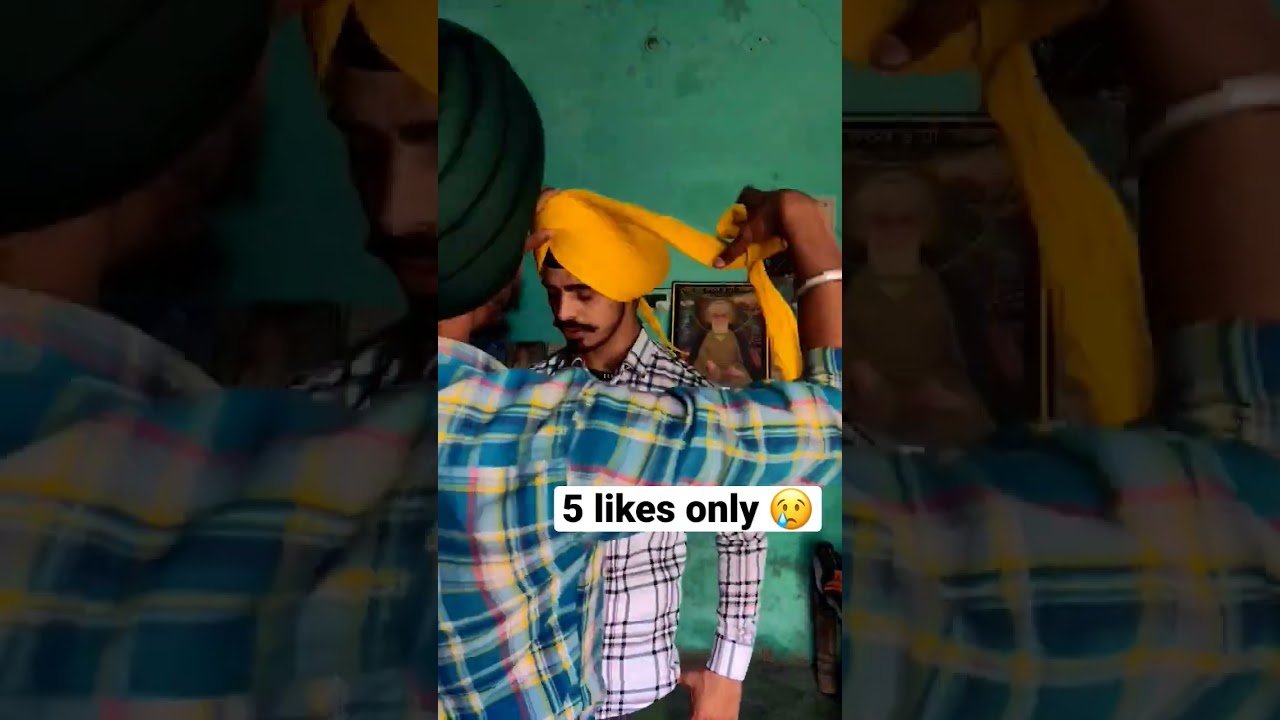 Towel ni sira te maan jatta da ❤️ #sidhumoosewala #shorts #pagg #turban #sardar #waheguruji