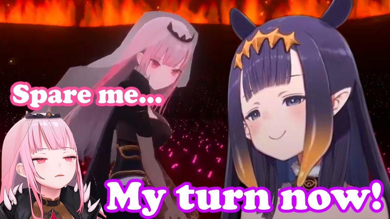 Ina got her revenge on Calli【HoloEN】