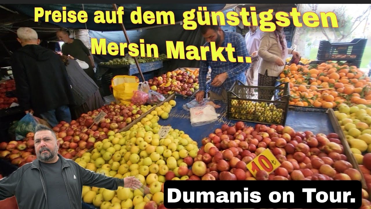 So günstig kann man nirgendwo einkaufen..Mersin auf dem Bazar..Ab nach Deutschland..